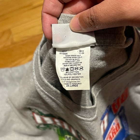 Nascar Dale Earnhardt Jr. Chase Authentics Gray T Shirt Sz 2XL 2007 Long Sleeve - Picture 7 of 7